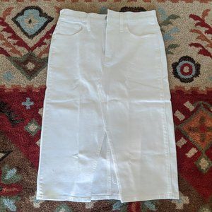LAST CHANCE Knee length jean skirt - J.Crew